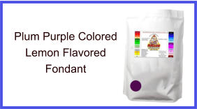 Plum Purple Lemon Fondant
