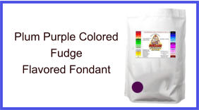 Plum Purple Fudge Fondant