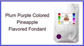Plum Purple Pineapple Fondant