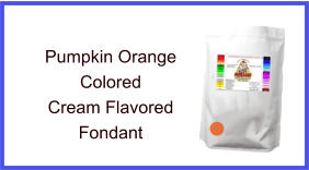 Pumpkin Orange Cream Fondant