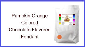 Pumpkin Orange Chocolate Fondant