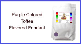 Purple Toffee Fondant