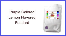 Purple Lemon Fondant