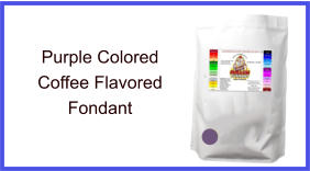 Purple Coffee Fondant