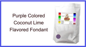 Purple Coconut Lime Fondant