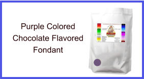 Purple Chocolate Fondant