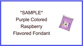 Purple Raspberry Fondant Sample