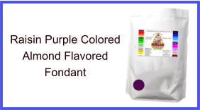 Raisin Purple Almond Fondant