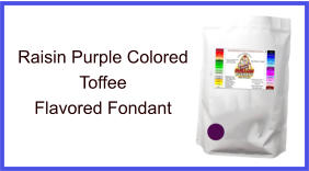 Raisin Purple Toffee Fondant