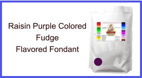 Raisin Purple Fudge Fondant