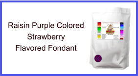 Raisin Purple Strawberry Fondant