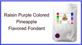 Raisin Purple Pineapple Fondant