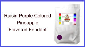 Raisin Purple Pineapple Fondant