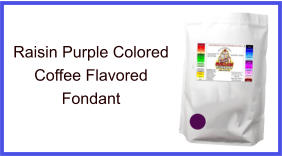 Raisin Purple Coffee Fondant