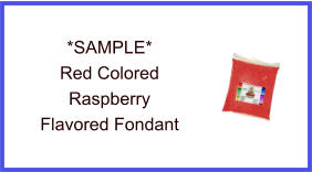 Red Raspberry Fondant Sample