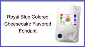 Royal Blue Cheesecake Fondant