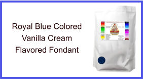 Royal Blue Vanilla Fondant