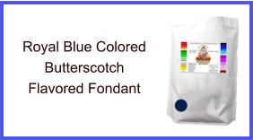 Royal Blue Butterscotch Fondant