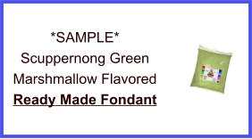 Scuppernong Green Marshmallow Fondant Sample