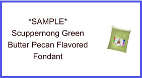 Scuppernong Green Butter Pecan Fondant Sample