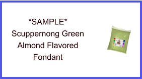 Scuppernong Green Marshmallow Fondant Sample