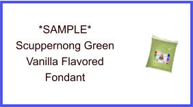 Scuppernong Green Marshmallow Fondant Sample