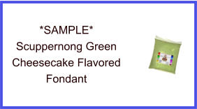 Scuppernong Green Marshmallow Fondant Sample