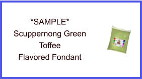 Scuppernong Green Marshmallow Fondant Sample