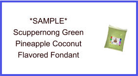 Scuppernong Green Marshmallow Fondant Sample