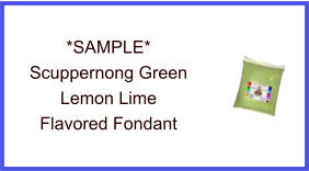 Scuppernong Green Marshmallow Fondant Sample