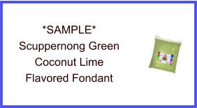 Scuppernong Green Marshmallow Fondant Sample