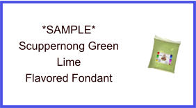 Scuppernong Green Marshmallow Fondant Sample