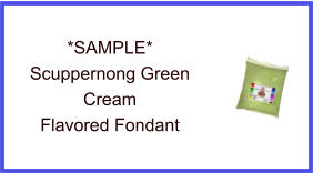 Scuppernong Green Marshmallow Fondant Sample