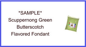 Scuppernong Green Marshmallow Fondant Sample