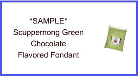 Scuppernong Green Marshmallow Fondant Sample