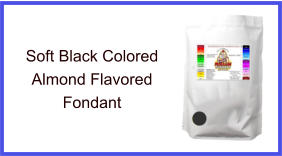 Soft Black Almond Fondant