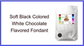 Soft Black White Chocolate Fondant