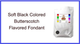 Soft Black Butterscotch Fondant
