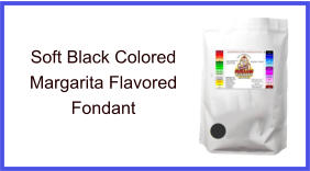 Soft Black Margarita Fondant