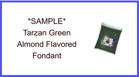 Tarzan Green Almond Fondant Sample