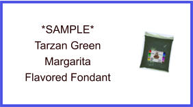 Tarzan Green Margarita Fondant Sample