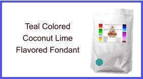 Teal Coconut Lime Fondant