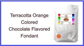 Terracotta Orange Chocolate Fondant