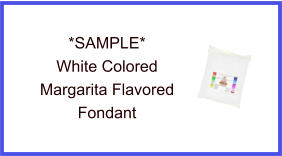 White Margarita Fondant Sample