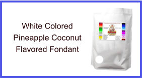 White Pineapple Coconut Fondant