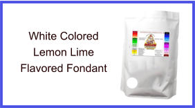 White Lemon Lime Fondant