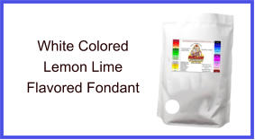 White Lemon Lime Fondant