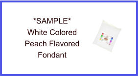 White Peach Fondant Sample