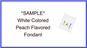 White Peach Fondant Sample