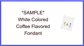 White Coffee Fondant Sample